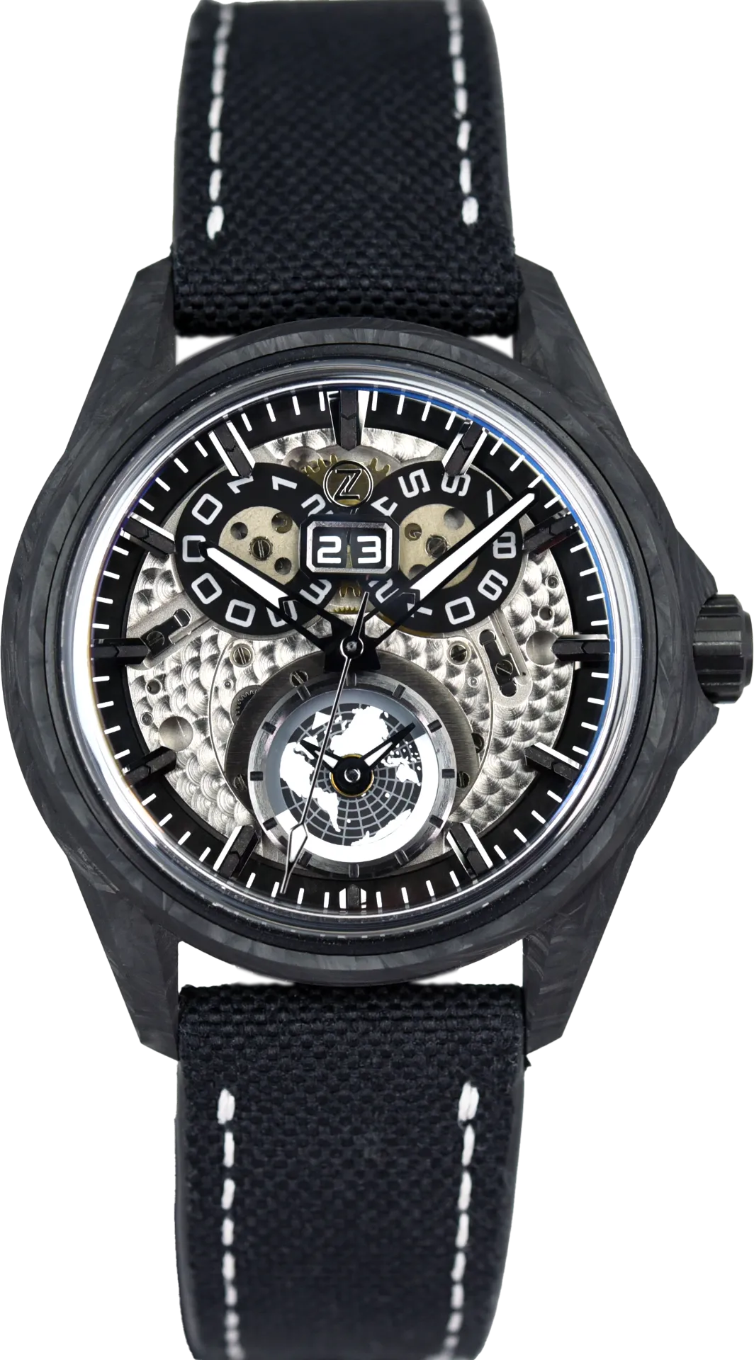 Zelos Spearfish Dual Time Carbon Moonscape (Pre-owned)