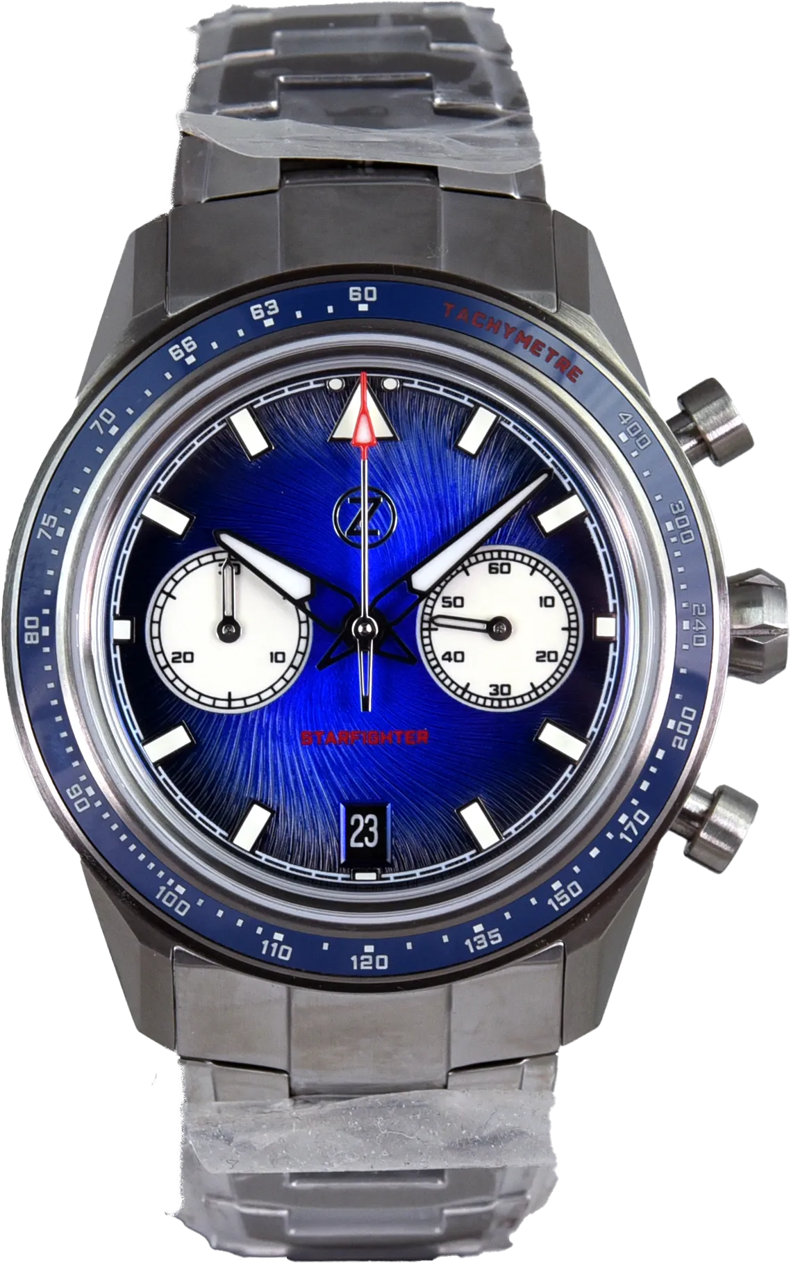 Zelos Starfighter Chronograph Midnight Blue (Pre-owned)