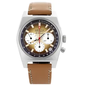 Zenith Chronomaster Revival Chronograph Brown Dial 37mm 01.A384.400/385.C855