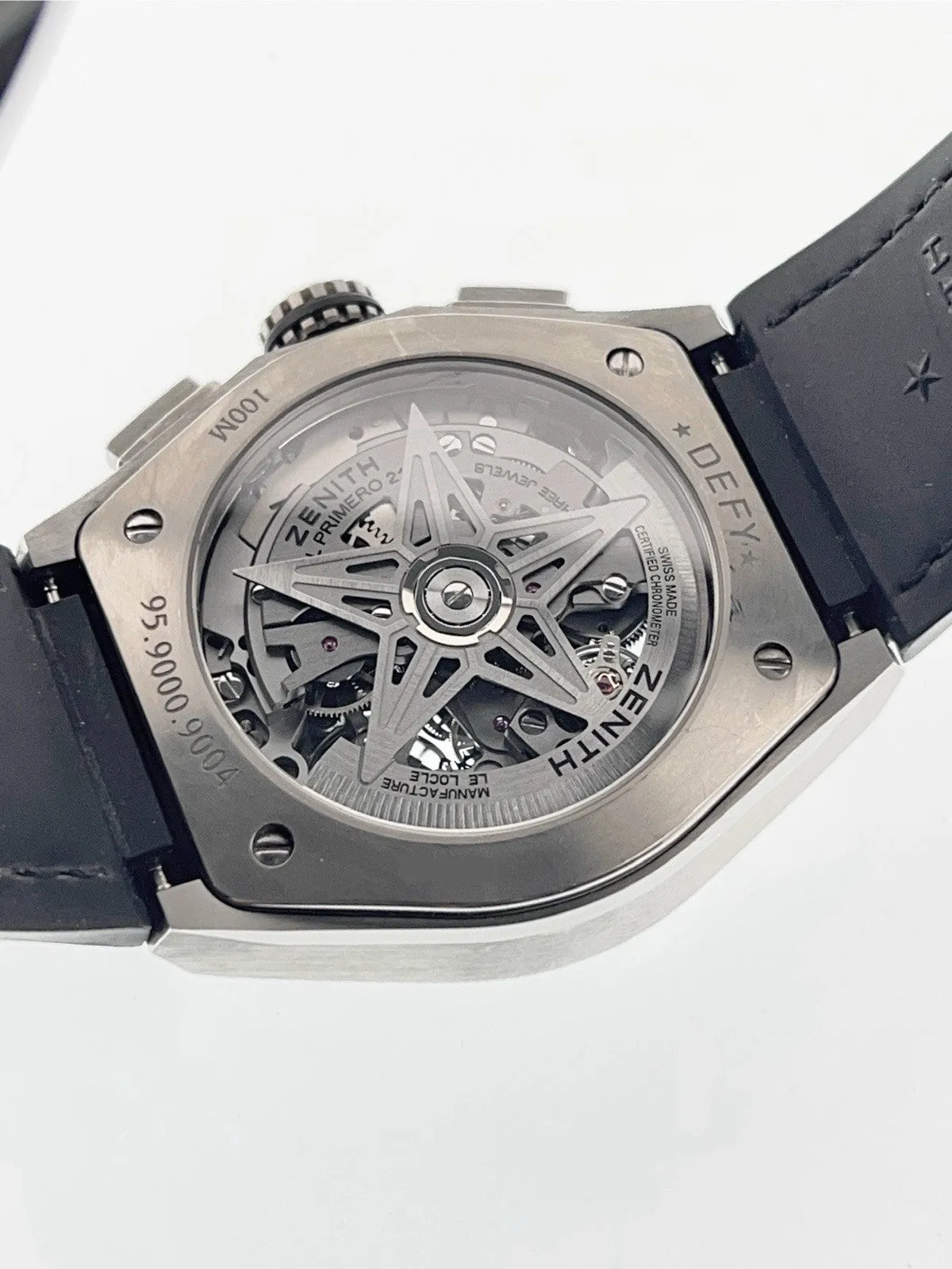 Zenith Defy El Primero Titanium Skeleton Dial 44mm Auto Mens Watch 95.9000.9004