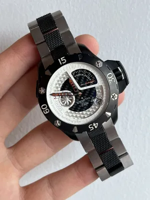 Zenith Defy Extreme Titanium Automatic Diver Watch Power Reserve 96.0515.685