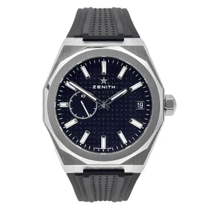 Zenith Defy Skyline Automatic 41mm Men’s Steel Watch Ref 03.9300.3620 Black Dial