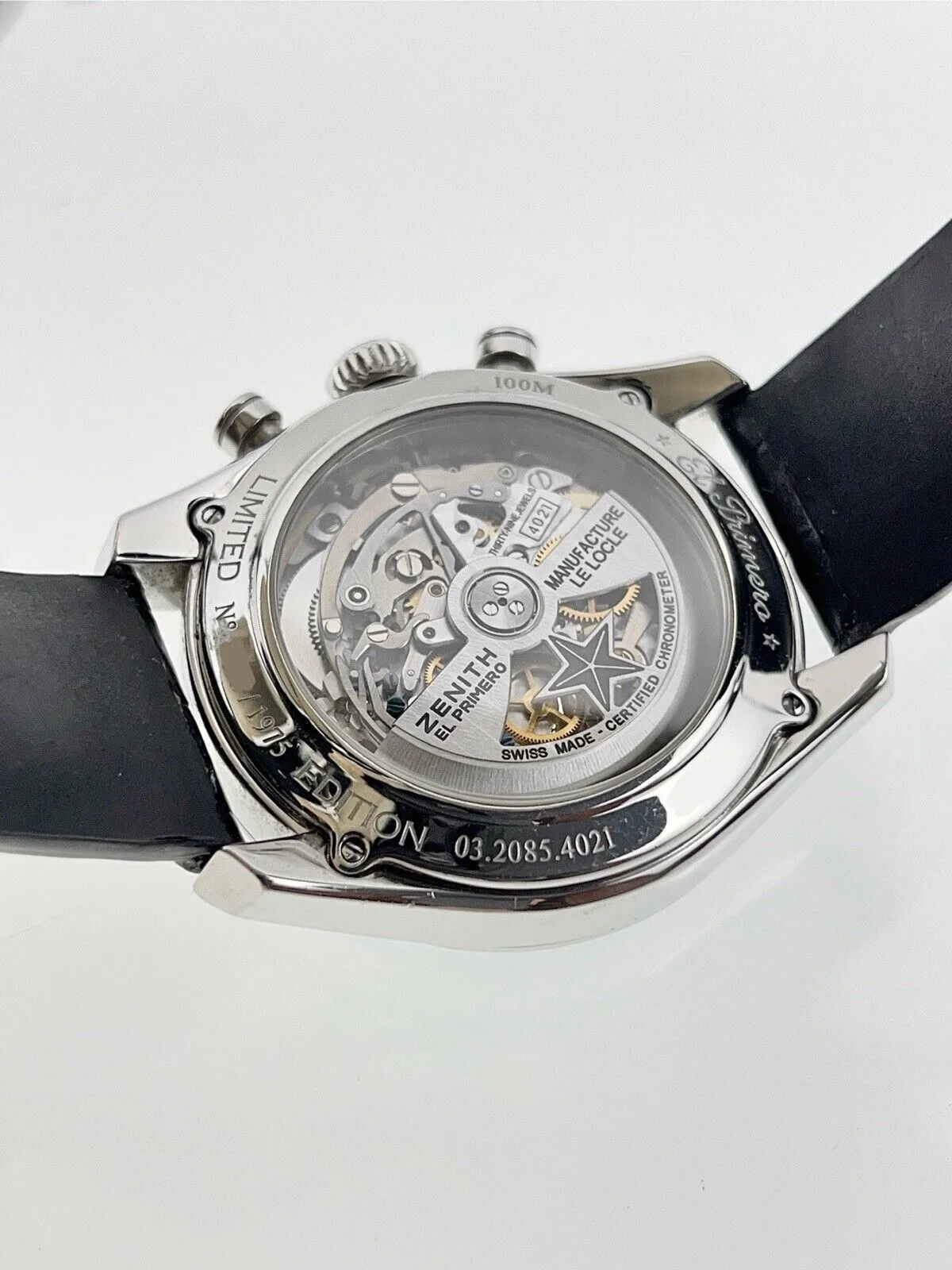 Zenith El Primero Chronomaster Steel Blue 42mm Automatic Mens Watch 03.2085.4021