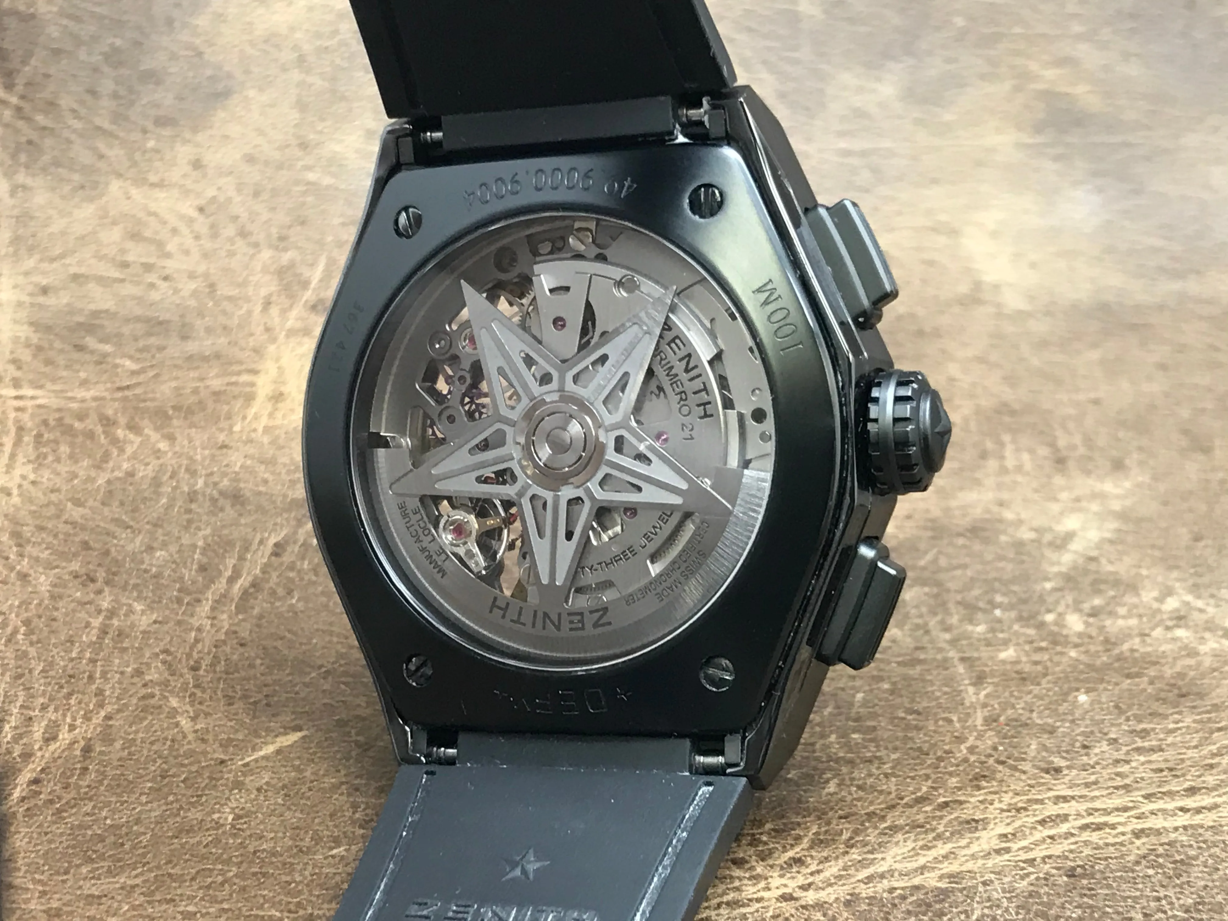 Zenith El Primero Defy El Primero 21 49.9000.9004/78.R782 Black Skeleton Dial Automatic Men's Watch