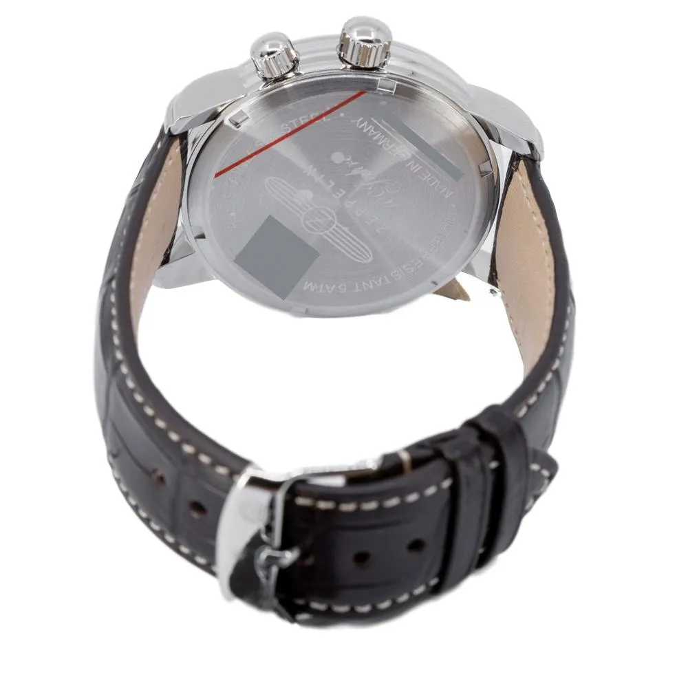 Zeppelin Men's 76401 Dual Time Big Date 42mm Quartz