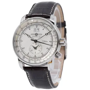 Zeppelin Men's 76401 Dual Time Big Date 42mm Quartz