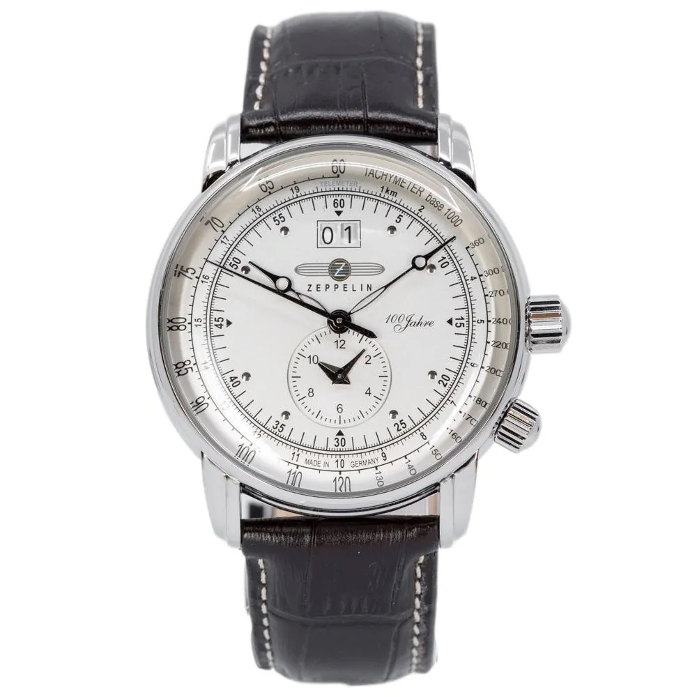 Zeppelin Men's 76401 Dual Time Big Date 42mm Quartz