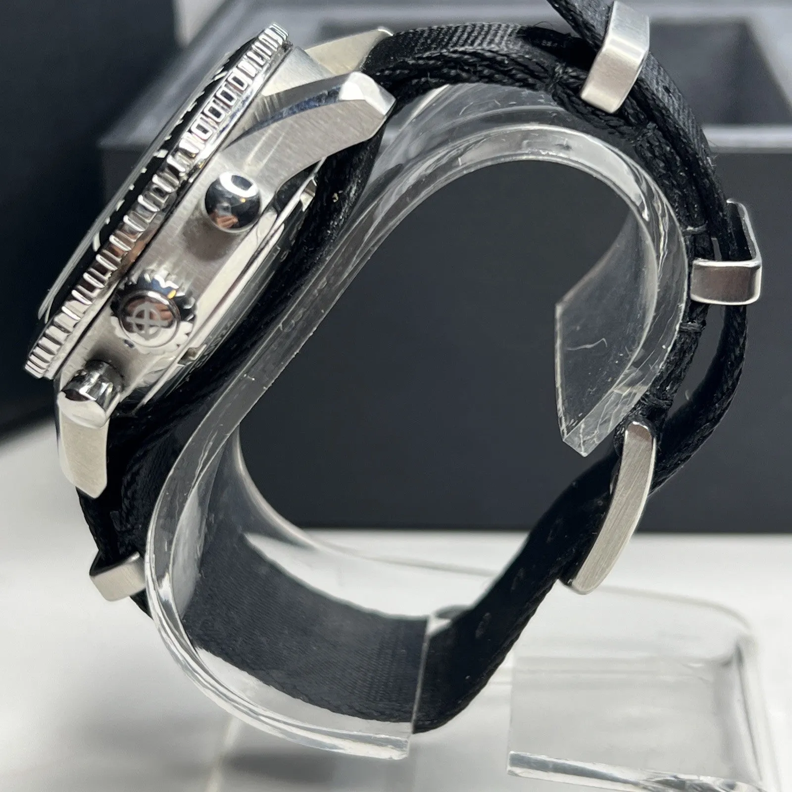 Zodiac ZO3604 Sea-Chron Steel 42mm Automatic Chronograph Men's Watch w/ Box    