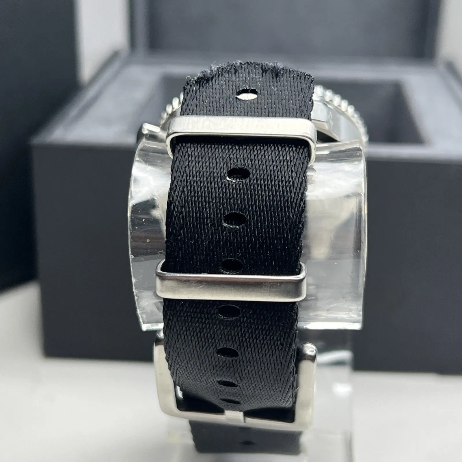 Zodiac ZO3604 Sea-Chron Steel 42mm Automatic Chronograph Men's Watch w/ Box    